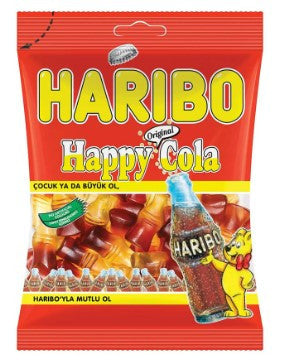 HARIBO HAPPY COLA 2.82oz.(80gr) X30pc - HR10