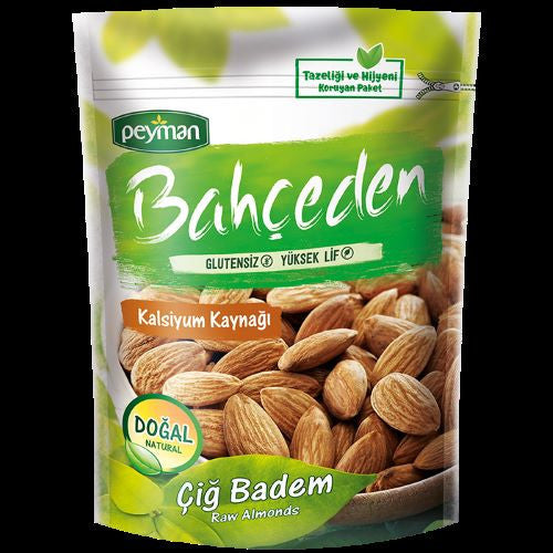 Peyman Bahceden Raw Almonds 150gr X 12 - PYM011