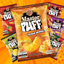 GOLD HARVEST Master Puff Cheese Flavored Corn Chips 90g 1cs/16pcs