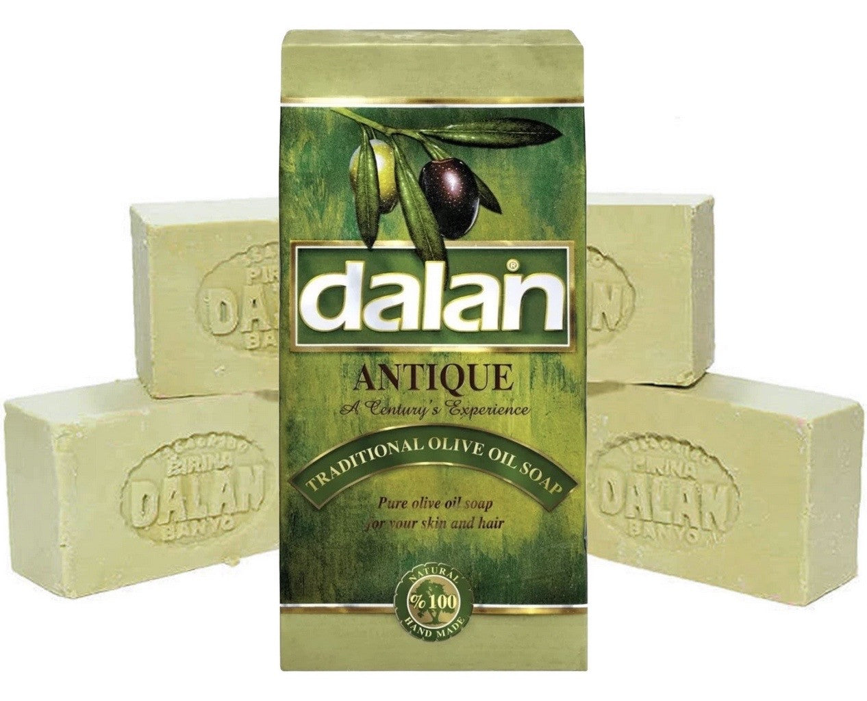 Dalan Olive Oil Soap Green || (180 gr.x5) 12/cs | 5-PACK - DN26020