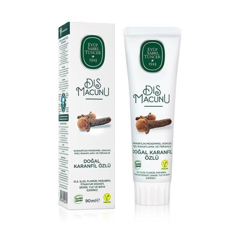E2 Eyup Sabri Natural Toothpaste Karanfil / Dis Macunu 90ml 1cs/12pcs
