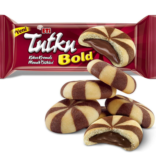 ETI Tutku Bold Biscuit with Chocolate Cream 138g 1cs/12pcs