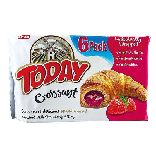 Today Croissant Strawberry 1cs/12pcs