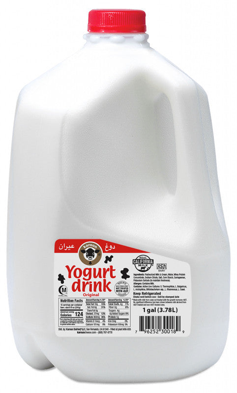 YD1G KAROUN Yogurt Drink Ayran 1 Galon 1/4pcs