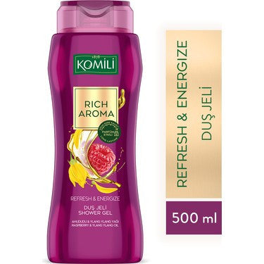 K8 KOMILI Feeling Spa Rich Aroma Energi Shower Gel 500ml 1cs/12pcs