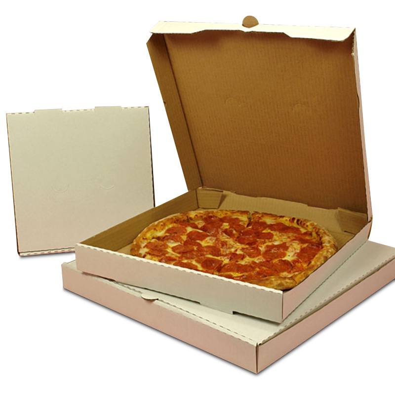 12" B Flute BROWN Designed Pizza Box (50Pcs/Bundle) - PCP-B12-BROWN-GEN