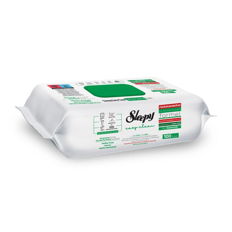 Sleepy Easy Clean Surface Cleaning Towel White Soap Additive 100 Pcs X 6 - 33250101