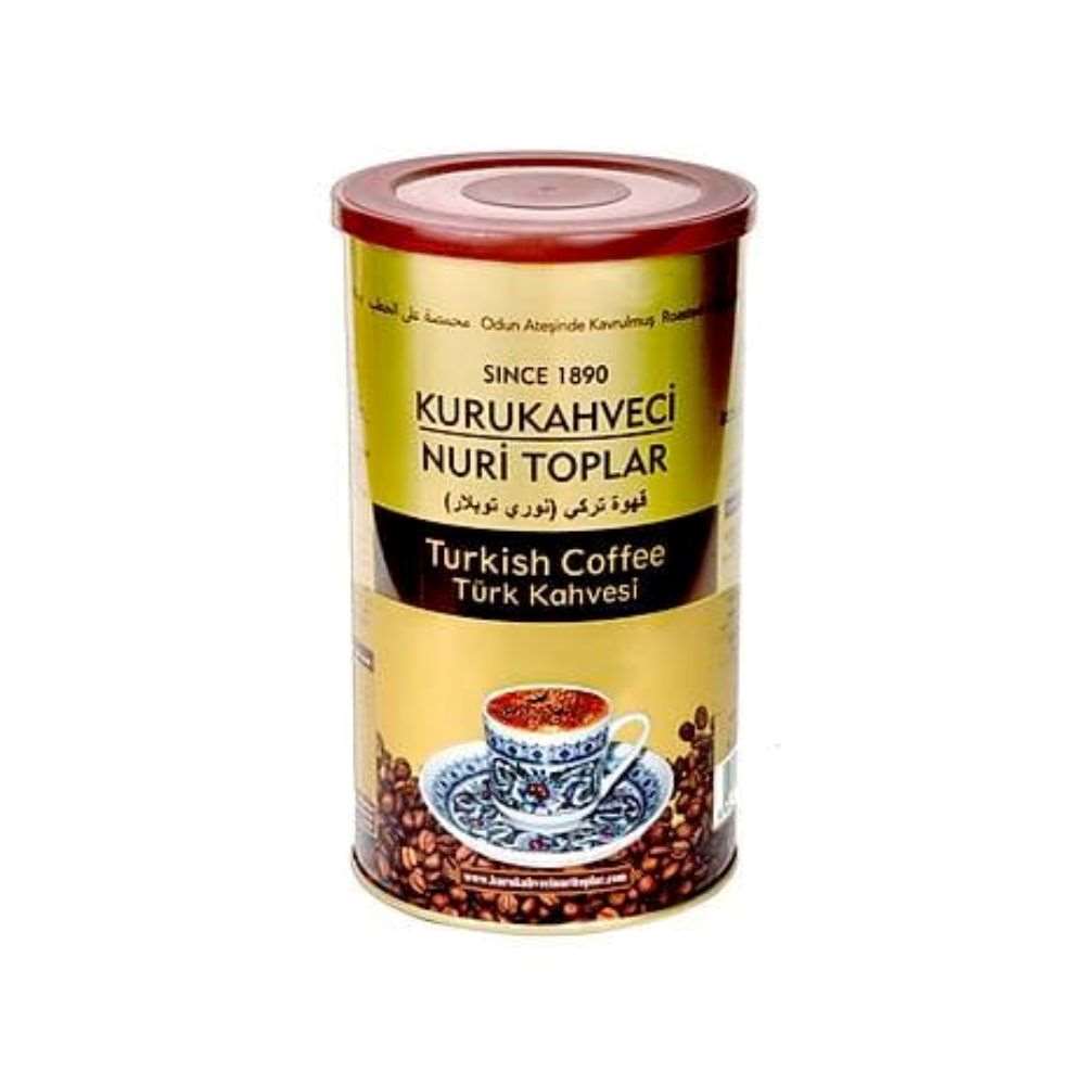 Nuri Toplar Turkish Coffee Tin Box 250Gr X 12