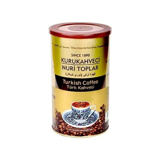 Nuri Toplar Turkish Coffee Tin Box 250Gr X 12