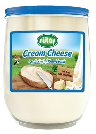 Sutas Cream Cheese Glass Jar Blue Cap (Arabic) 300 Gr X 8