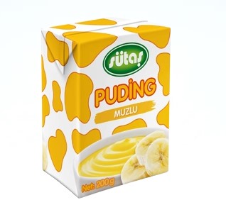 Sutas Uht Pudding Banana 200Gr X 27