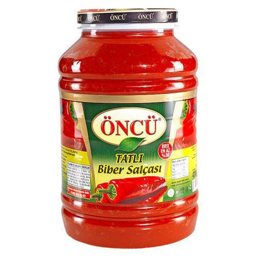 Oncu Mild Pepper Paste (Tatli Biber Salcasi) 4300 Gr X 4