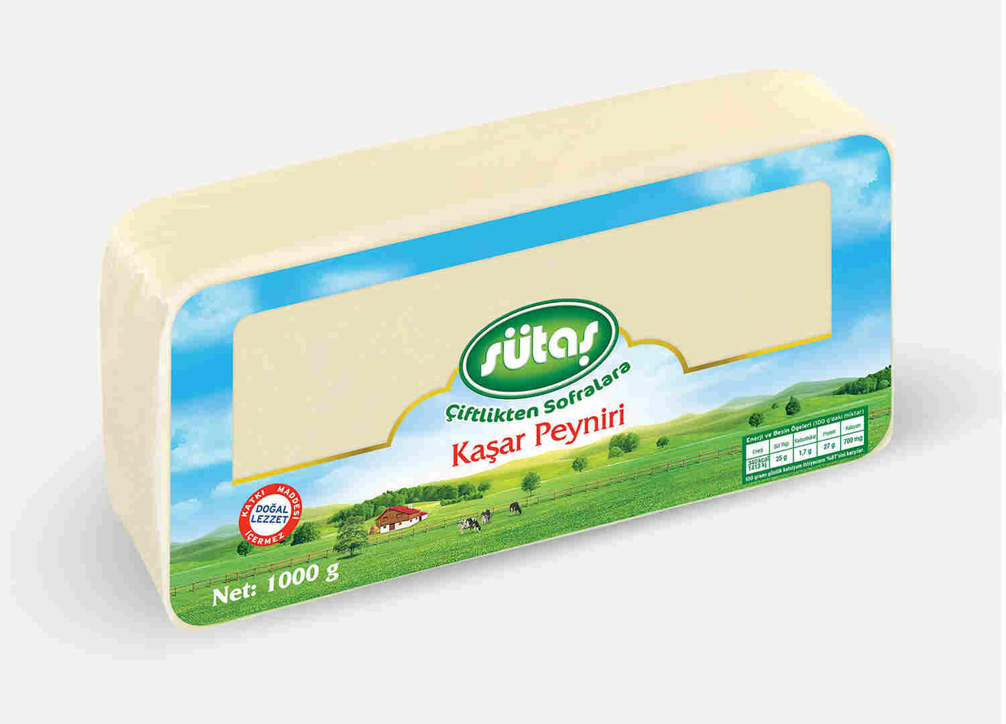 Sutas Kashkaval Cheese 1Kg X 6