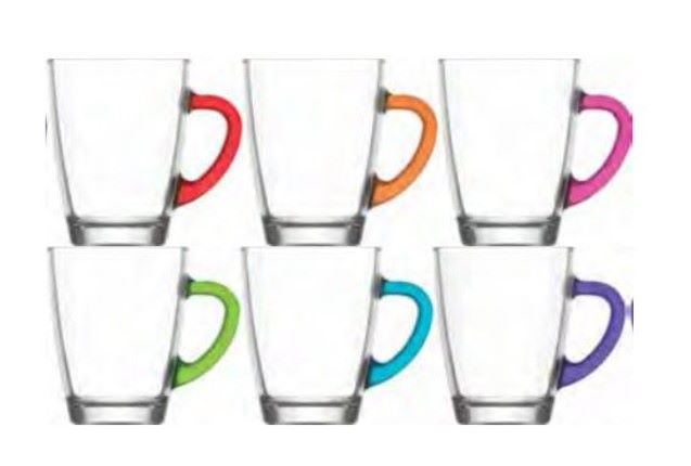 Lav Mug Colored (Renkli Bardak) 300 Cc X 6 Pcs - 35227101