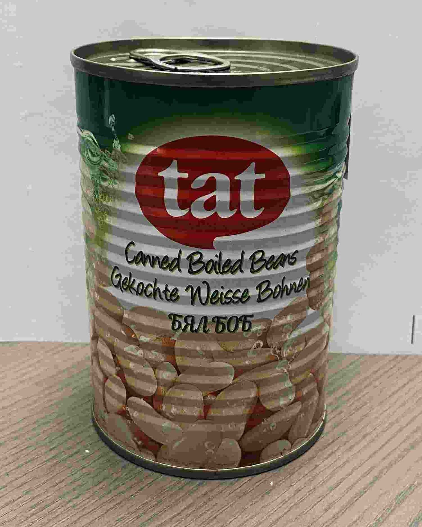 Tat Canned Boiled Beans (Haslanmis Fasulye Teneke) 420Gr X 12