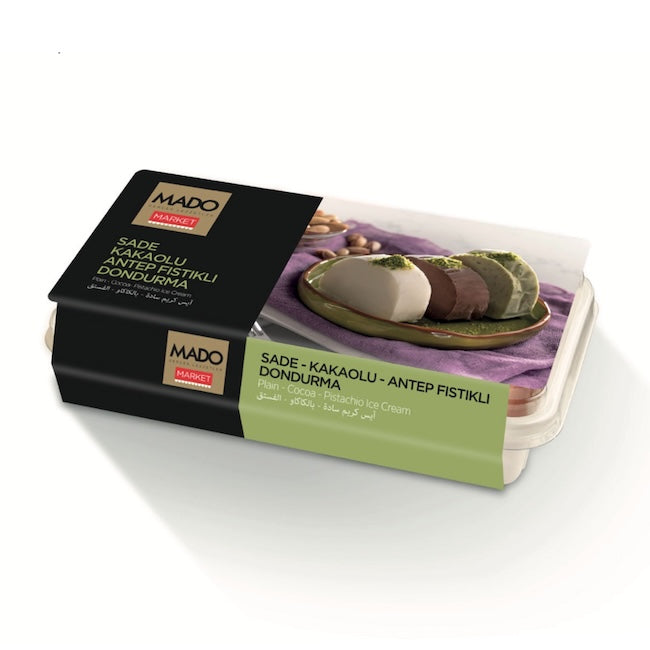 Mado Cocoa & Pistachio & Plain Ice Cream 500 Gr X 9 - 14256102