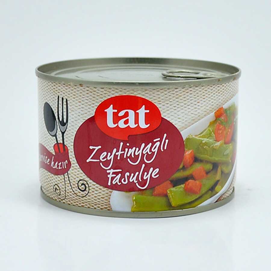 Tat Green Beans In Olive Oil Can (Zeytinyagli Yesil Fasulye) 380Gr X 12