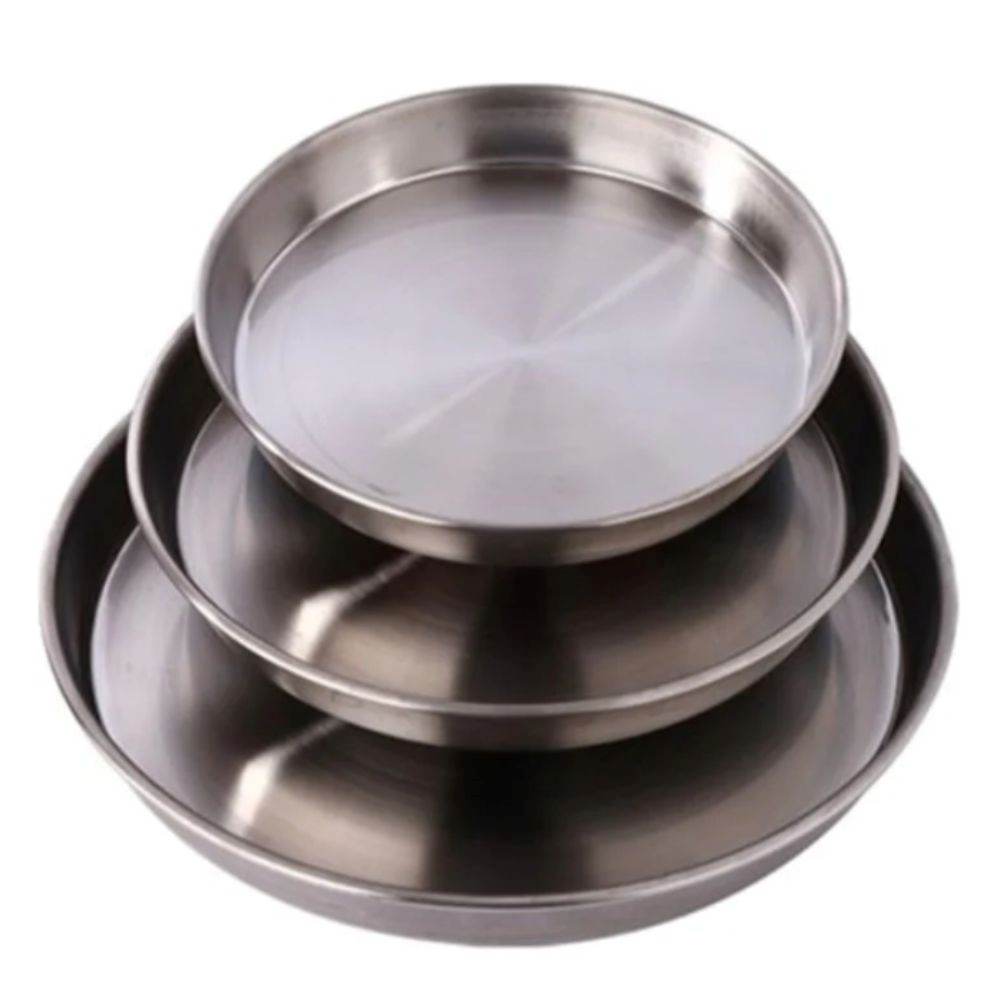 Oven Tray Set Stainless 3 Pcs (28-32-36 Cm) (11""-12.6""-14.2"") X 10 - 35199257