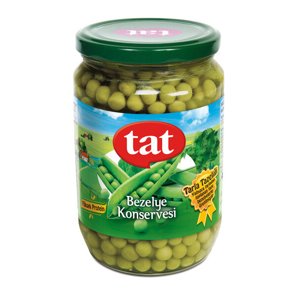 Tat Green Peas Glass (Bezelye) 720Gr X 12