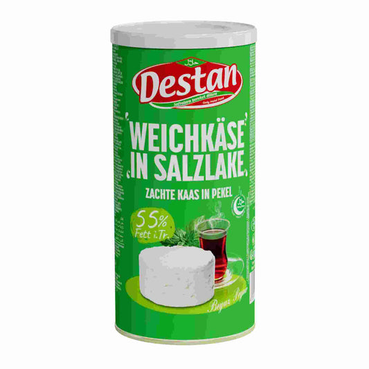 Destan Full Fat White Soft Cheese 55% 800Gr X 6