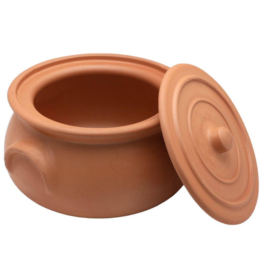 Hakan Clay Pot With Lid Midi Size 4.5 Lt (152 Oz) 29 X 17 Cm (11.4 X 6.7") X 6 - 35199226
