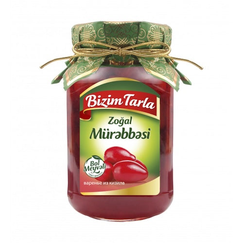 Bizim Tarla Cornel Preserve 400 Gr X 12