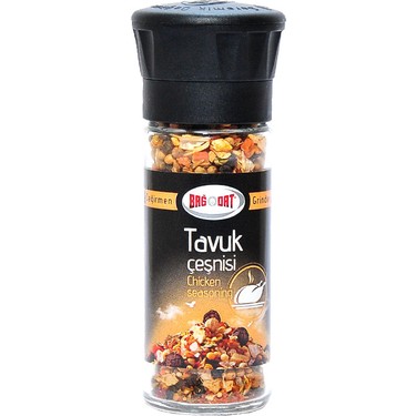 Bagdat Chicken Seasoning Grinder/Tavuk Cesni Degirmen 6X50 Gr