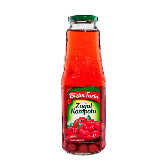 BIZIM TARLA CORNEL (ZOGAL) COMPOTE 1 LT X 12