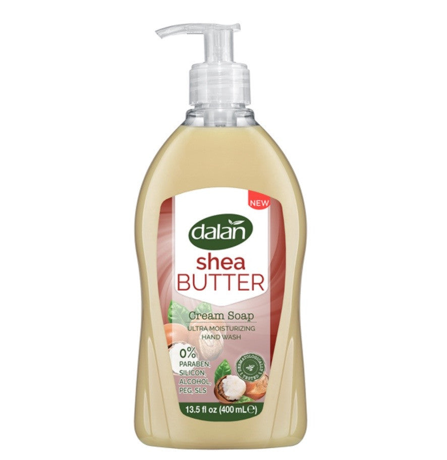 Dalan Cream Liquid Hand Soap Shea Butter Pump Bottle 13.5 Fl Oz X 24 - 33273125