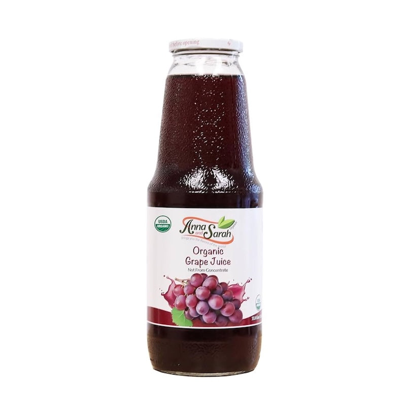Anna & Sarah Organic Grape Juice 1 Lt X 6