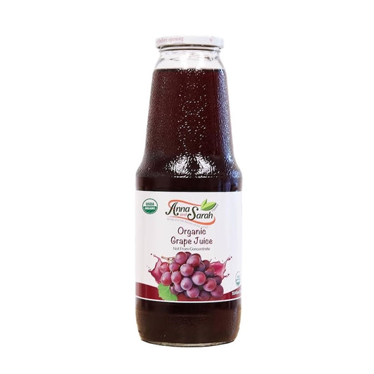 Anna & Sarah Organic Grape Juice 1 Lt X 6