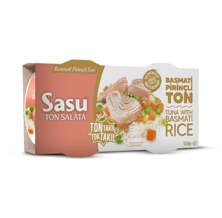 Sasu Canned Tuna With Basmati Rice Combo Pack 140Gr X 2 X 12