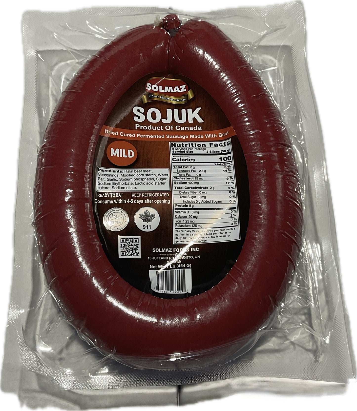 Solmaz Mild Sojuk 1 Lb X 8 - 11283104