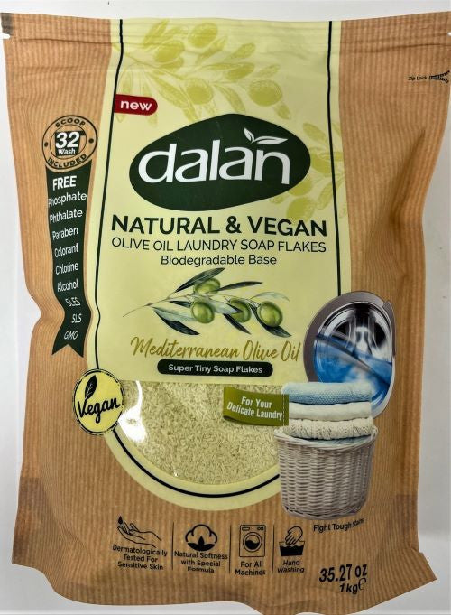 Dalan Olive Oil Laundry Soap Flakes (35.27 Oz) 1 Kg X 6 - 33273146