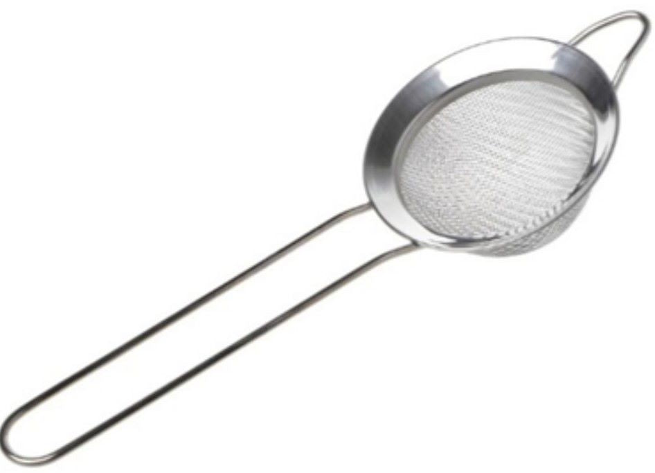 Tea Strainer Stainless With Handle (Tel)12 Pcs - 13214