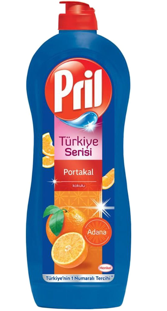 Pril Dishwashing Liquid Detergent Orange (1350 Gr) 18 Oz X 10 - 33280101