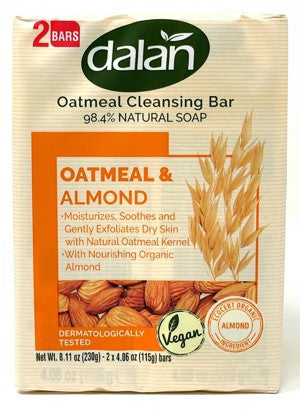 Dalan Oatmeal Almond Soap 2-Pack 4.05 Oz X 36 - 33273143