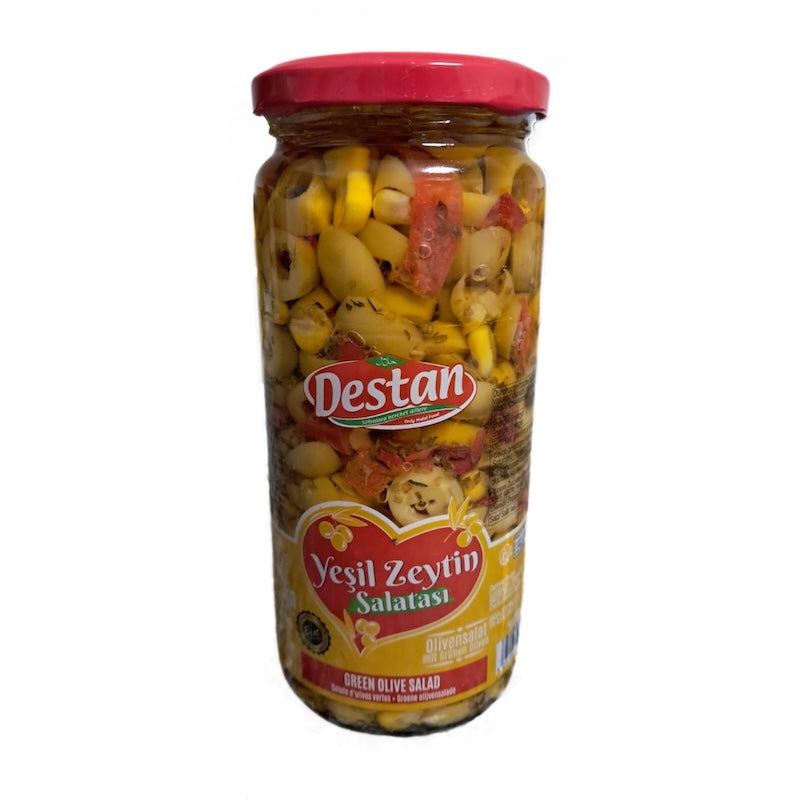 Destan Green Olive Salad 500Gr X 6