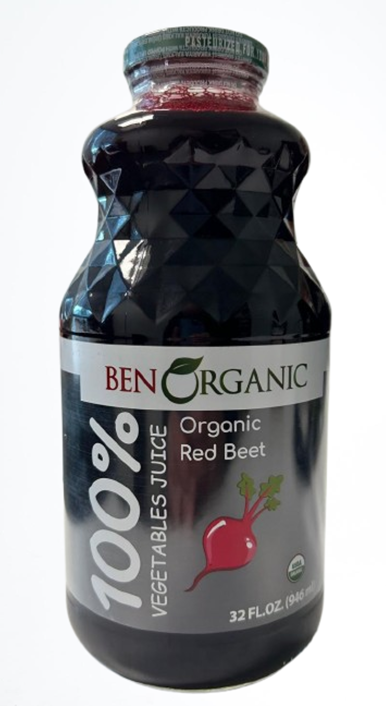 Ben Organic Red Beet Juice 32 Fl Oz X 6 - 19268106