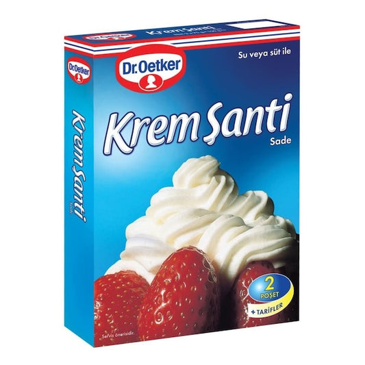 DR OETKER WHIPPED CREAM PLAIN (KREM SANTI SADE) 150GR X 12