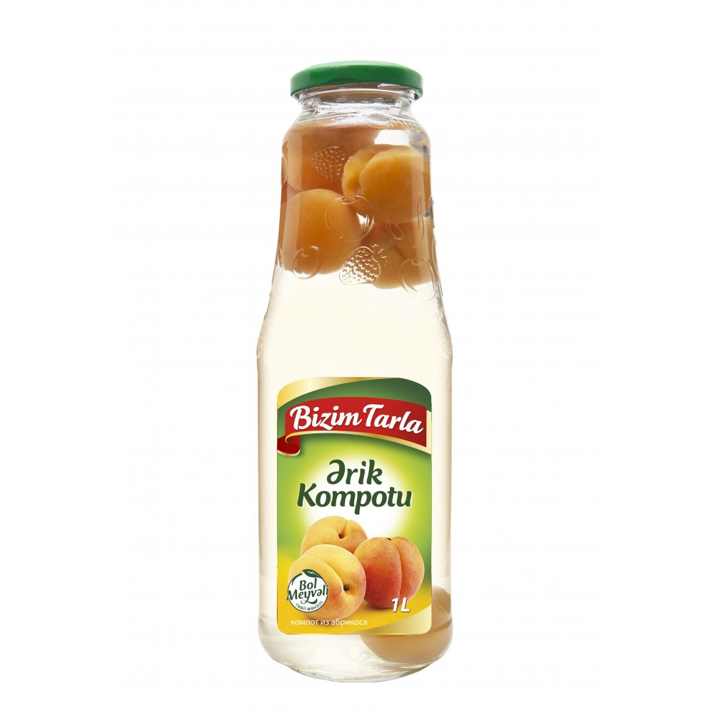 Bizim Tarla Apricot (Erik) Compote 1 Lt X 12