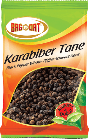 Bagdat Black Pepper Whole/Karabiber Tane 10X60 Gr