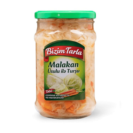 Bizim Tarla Cabbage Pickle Malacan Style 670Gr X 12