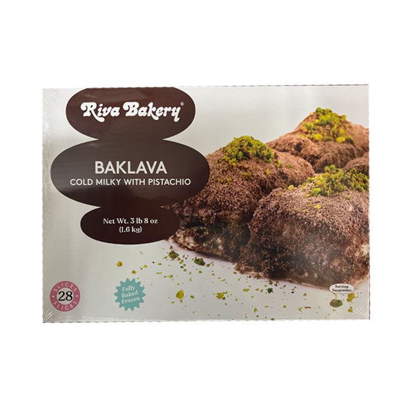 RIVA BAKERY COLD BAKLAVA W PISTACHIO 3.5 LB X 5