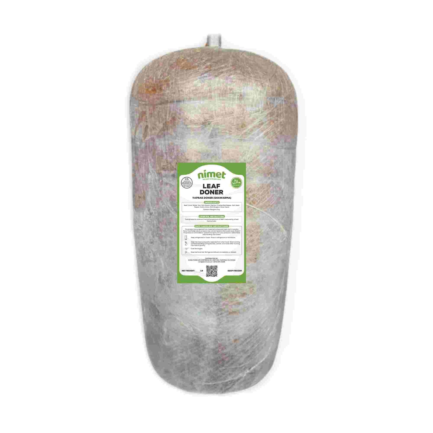 Nimet Leaf (Yaprak) Doner (Shawarma) Cone 25Lb