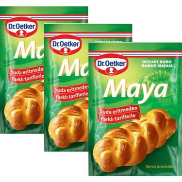 DR OETKER INSTANT DRY YEAST (KURU MAYA) 3 PCS 30GR X 30
