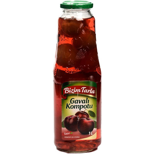 Bizim Tarla Plum (Gavali) Compote 1Lt X 12