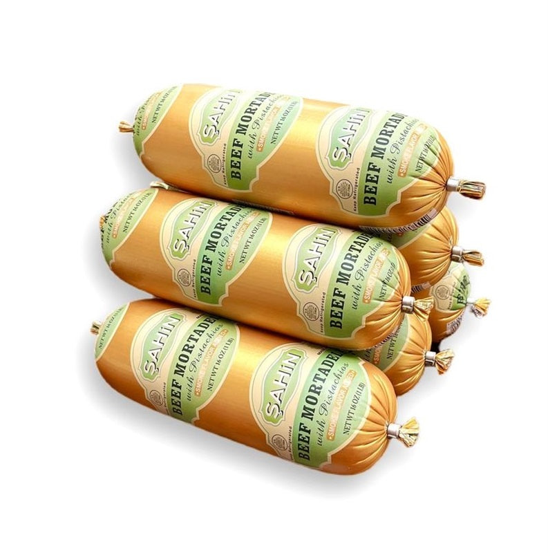 Sahin Mortadella With Pistachio 1 Lb X 16 - 93375
