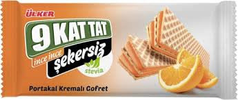 ULKER 9Kat Orange Wafer No Sugar 118g 1cs/16pcs