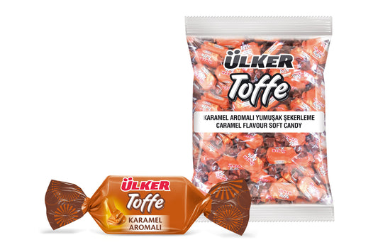 ULKER Toffe Caramel Candy 1000g 1cs/5pcs